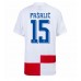 Maillot de foot Croatie Mario Pasalic #15 Domicile vêtements Europe 2024 Manches Courtes